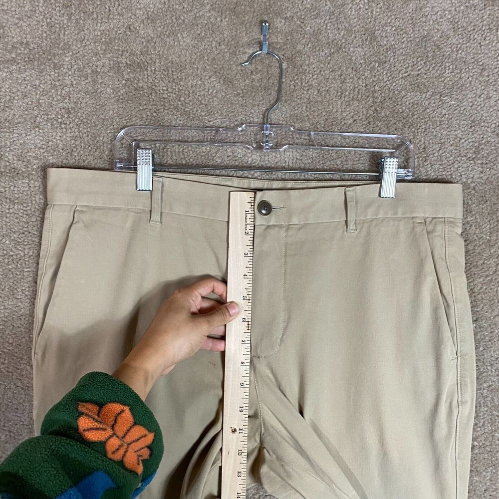 Everlane Performance Chino Pant Mens Size 35 x 32 Khaki Stretch Athletic Fit NEW - Picture 7 of 12